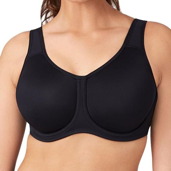 Wacoal Other - Wacoal Women's Simone Sport Unlined Full Coverage Underwire Sports Bra 34H Black